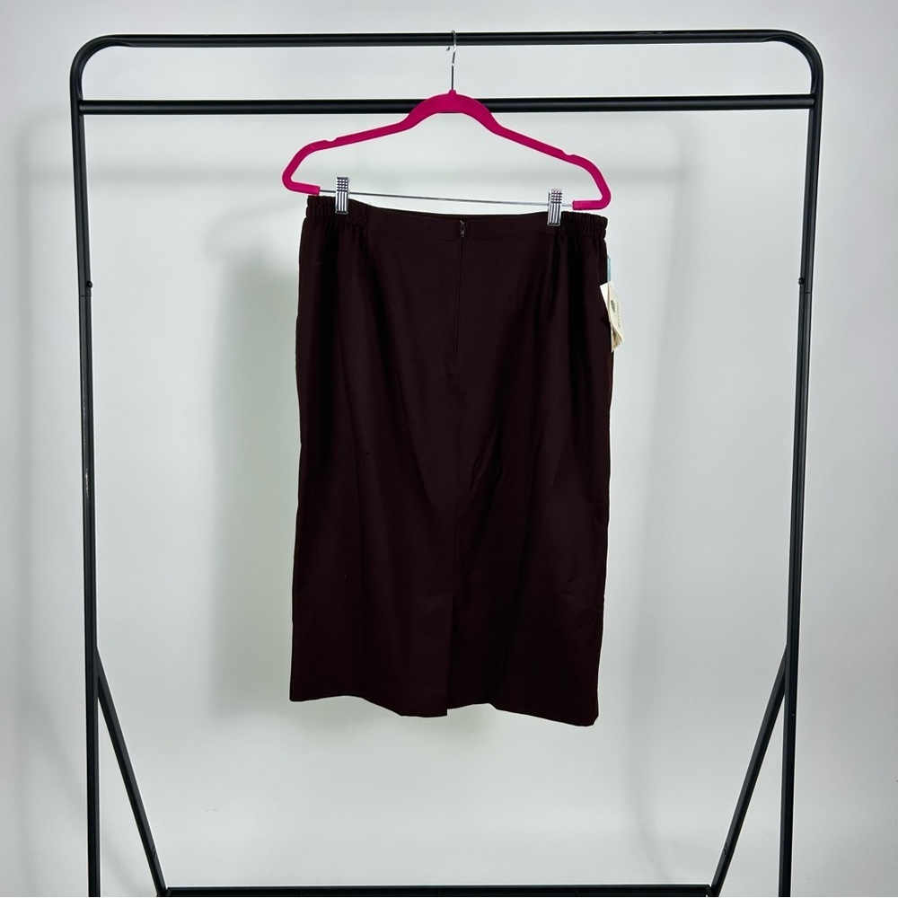 NWT Womens Dark Brown Skirt- Career Essentials